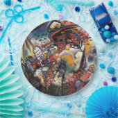 Kandinsky Moskou I Cityscape Abstract schilderen Papieren Bordje (Feest)