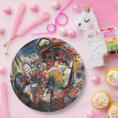 Kandinsky Moskou I Cityscape Abstract schilderen Papieren Bordje (Feest)