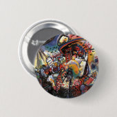Kandinsky Moskou I Cityscape Abstract schilderen Ronde Button 5,7 Cm (Voorkant /achterkant)