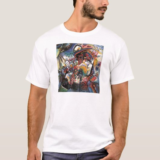 Kandinsky Moskou I Cityscape Abstract schilderen T-shirt (Voorkant)
