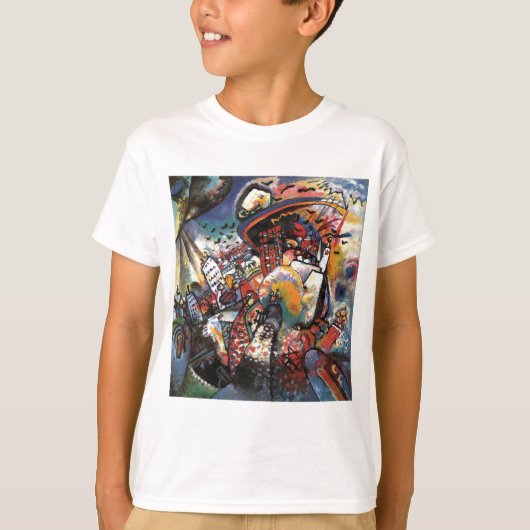 Kandinsky Moskou I Cityscape Abstract schilderen T-shirt (Voorkant)