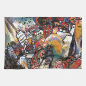 Kandinsky Moskou I Cityscape Abstract schilderen Theedoek (Horizontaal)