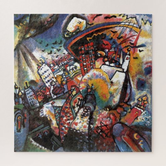 Kandinsky Moskou I Cityscape Abstracte Art Legpuzzel (Verticaal)