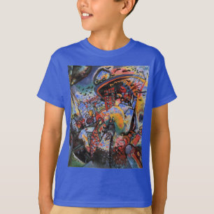 Kandinsky Moskou I Cityscape Abstracte Deep Royal T-shirt