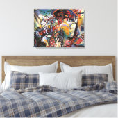 Kandinsky Moskou I Concert Abstract schilderen Canvas Afdruk (Insitu (Slaapkamer))