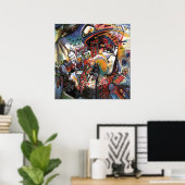Kandinsky Moskou I Stadsgezicht Abstracte Kunst Poster (Thuiskantoor)