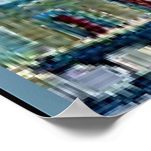 Kandinsky - Moskou, Smolensky Boulevard Studie Poster (Hoek)