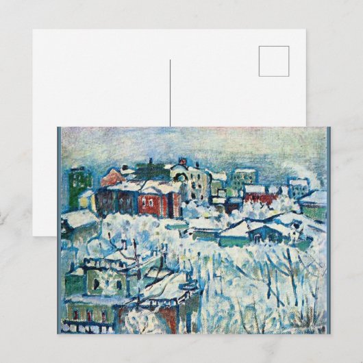 Kandinsky - Moskou, Smolensky Boulevard Study Briefkaart (Voorkant / Achterkant)
