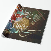 Kandinsky Movement I Abstract kunstwerk Cadeaupapier (Uitgerold)