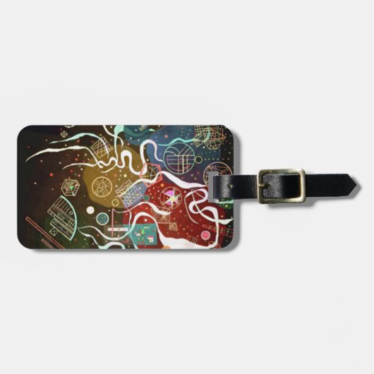 Kandinsky Movement I Abstract schilderen Bagagelabel (Voorkant horizontaal)