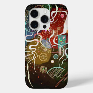 Kandinsky Movement I Abstract schilderen iPhone 15 Pro Case