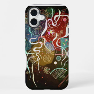 Kandinsky Movement I Abstract schilderen iPhone 16 Plus Hoesje
