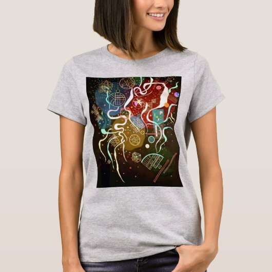 Kandinsky Movement I Abstract schilderen T-shirt (Voorkant)