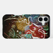 Kandinsky Movement I Abstracte Schilderkunst iPhone Hoesje (Achterkant horizontaal)