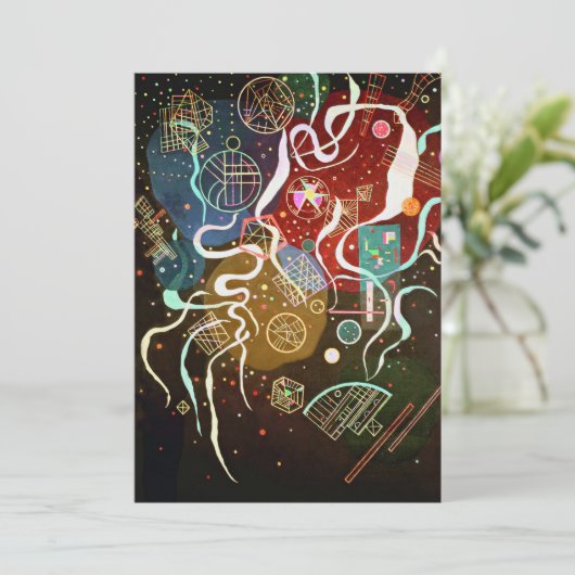 Kandinsky Movement I Uitnodigingen (Staand voorkant)