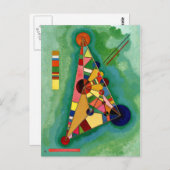 Kandinsky - Multicolored driehoek Briefkaart (Voorkant / Achterkant)