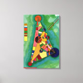 Kandinsky - Multicolored driehoek Canvas Afdruk (Voorkant)