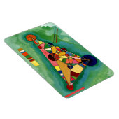 Kandinsky - Multicolored driehoek Magneet (Rechterzijde)