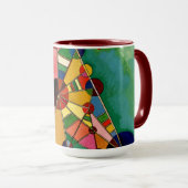 Kandinsky - Multicolored driehoek Mok (Voorkant rechts)