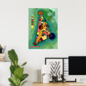 Kandinsky - Multicolored driehoek Poster (Thuiskantoor)