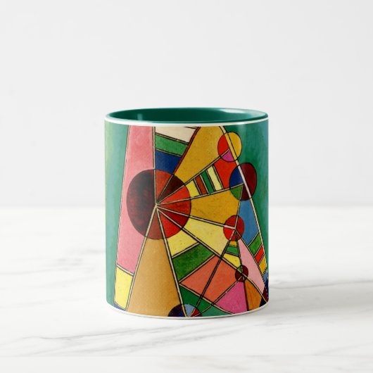 Kandinsky - Multicolored Mok van de Driehoek (Center)