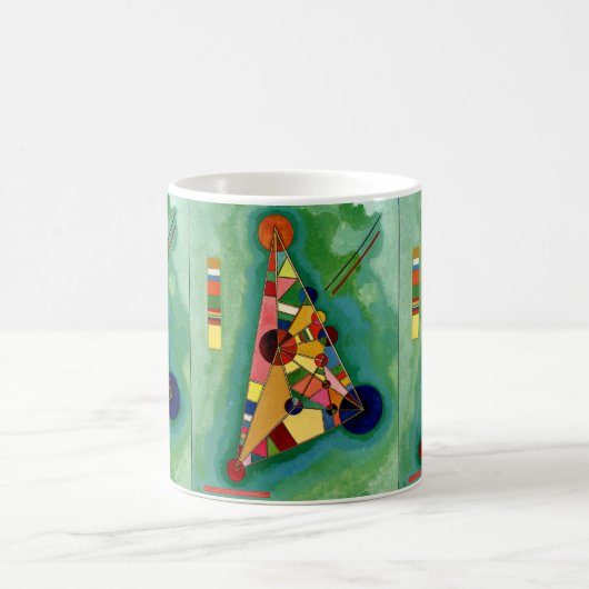 Kandinsky - Multicolored Triangle Koffiemok (Center)