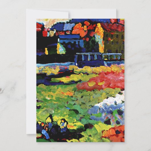 Kandinsky - München-Schwabing met de kerk Kaart (Voorkant)