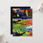 Kandinsky - München-Schwabing met de kerk Kaart (Voorkant / Achterkant in situ)