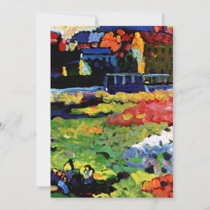 Kandinsky - München-Schwabing met de kerk Kaart