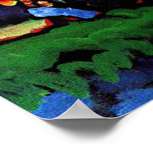 Kandinsky - München-Schwabing met de kerk Poster (Hoek)