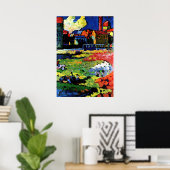 Kandinsky - München-Schwabing met de kerk van St Poster (Thuiskantoor)