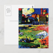 Kandinsky - München-Schwabing met de St.-kerk Briefkaart (Voorkant / Achterkant)