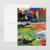 Kandinsky - München-Schwabing schilderij Briefkaart (Voorkant / Achterkant)