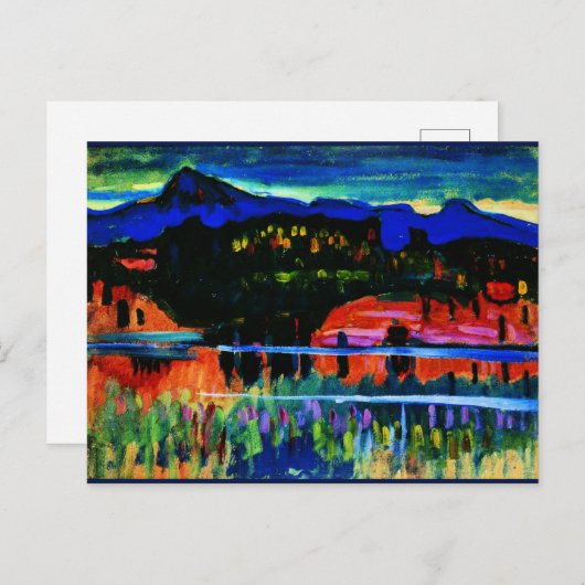 Kandinsky - Murnau am Staffelsee Briefkaart (Voorkant / Achterkant)