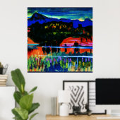 Kandinsky - Murnau am Staffelsee Canvas tas Poster (Thuiskantoor)