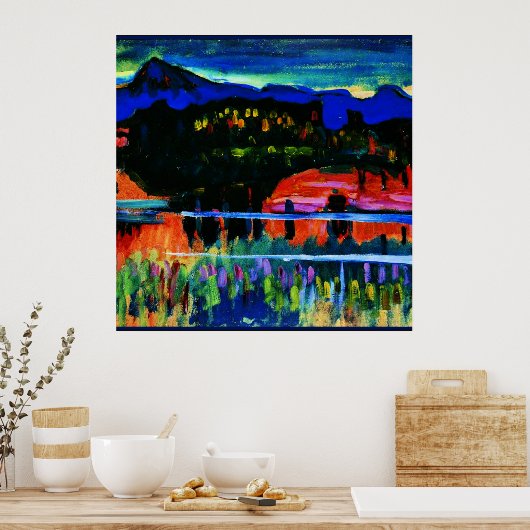 Kandinsky - Murnau am Staffelsee Poster (Keuken)