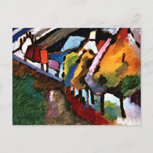 Kandinsky - Murnau, Castle en Church Briefkaart (Voorkant)