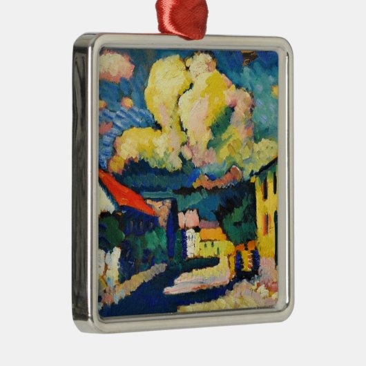 Kandinsky - Murnau, dorpsstraat Metalen Ornament (Rechts)