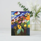 Kandinsky - Murnau Garden Briefkaart (Staand voorkant)