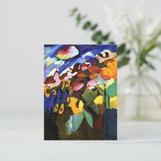 Kandinsky - Murnau Garden Briefkaart (Staand voorkant)