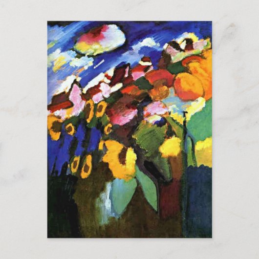 Kandinsky - Murnau Garden Briefkaart (Voorkant)