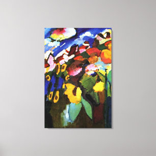 Kandinsky - Murnau Garden Canvas Afdruk