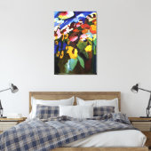 Kandinsky - Murnau Garden Canvas Afdruk (Insitu (Slaapkamer))