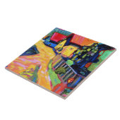 Kandinsky - Murnau Street with Women, 1908, Tegeltje (Zijkant)