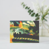 Kandinsky - Murnau, Train en Castle Briefkaart (Staand voorkant)