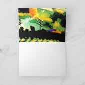 Kandinsky - Murnau Trein en Kasteel Kaart (Binnen)