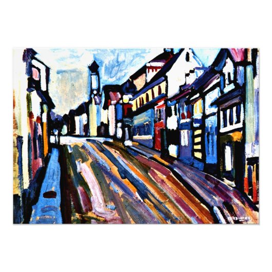 Kandinsky - Murnau - Untermarkt, Foto Afdruk (Voorkant)