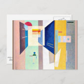 Kandinsky - na rechts - links briefkaart (Voorkant / Achterkant)