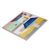 Kandinsky - Na rechts - naar links, Tegeltje (Zijkant)