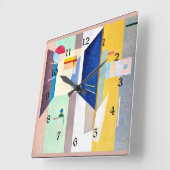 Kandinsky - Na rechts - naar links, Vierkante Klok (Hoek)